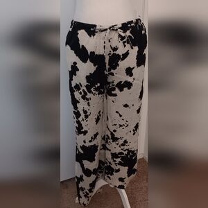 Stylish Black and White Women's Trousers